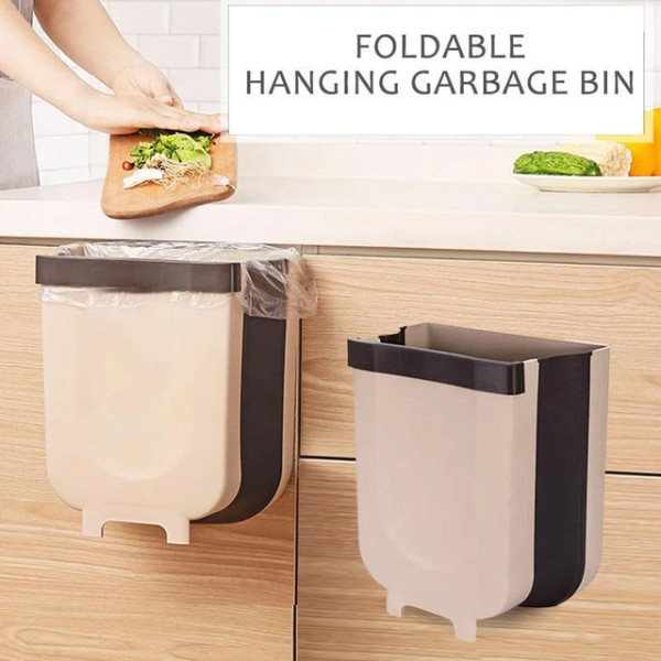 Складное навесное ведро для мусора Foltable Trash Bin Can