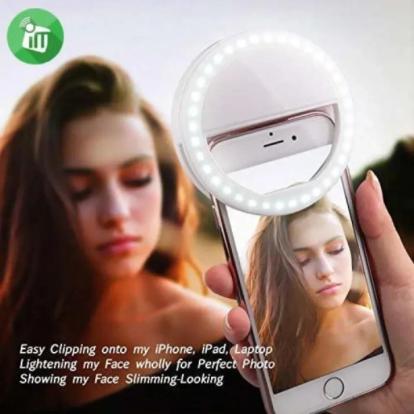 Селфи-кольцо Protech Selfie Ring Light Белое