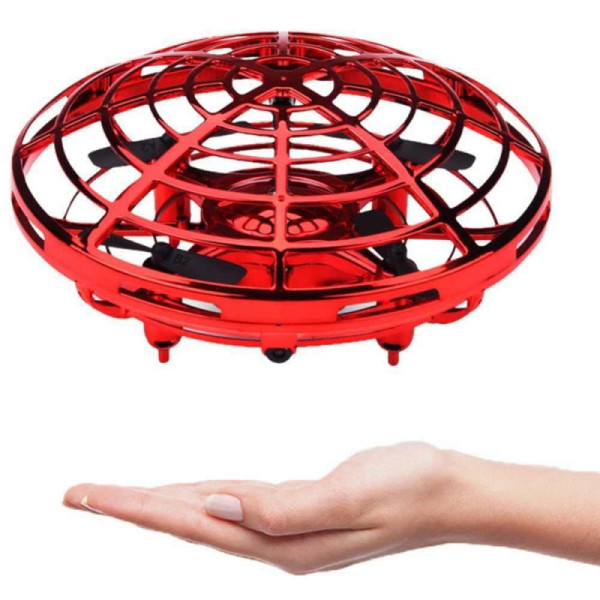 Детский дрон  квадрокоптер UFO Hand pro LED Y1102, нтерактивный индукционный
