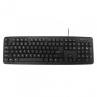 Клавиатура KEYBOARD K107 / X1 / TC-01 для ПК, бесшумная и проводная Black