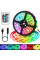 LED лента 5050 RGB, 5 метров, USB питание, для декоративной подсветки