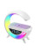 Ночник настольный с беспроводной зарядкой RGB Happy Light Smart Light Sound Machine 24 см