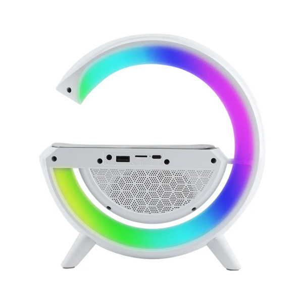 Ночник настольный с беспроводной зарядкой RGB Happy Light Smart Light Sound Machine 24 см