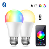 Умная лампочка Tuya E27 LED Bluetooth RGB Color & White интеллектуальное освещение