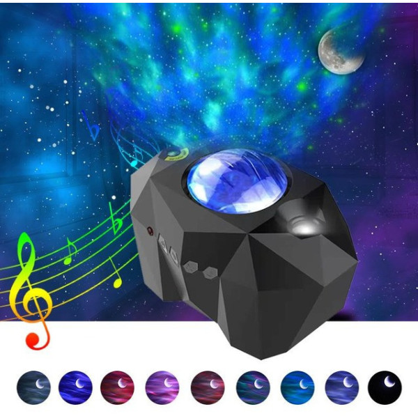 Проектор звездного неба Dream Aurora Star Lights, черный, для детской и спальни