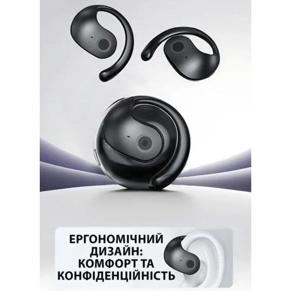 Спортивные наушники MDR OWS T2 BT, Bluetooth 5.3, микрофон, черные