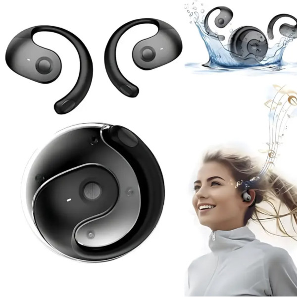 Спортивные наушники MDR OWS T2 BT, Bluetooth 5.3, микрофон, черные