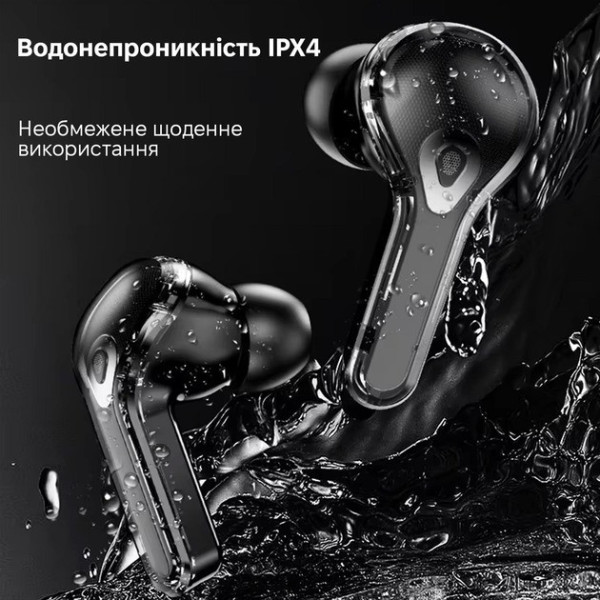 Беспроводные наушники Inspire Air MAX, прозрачный кейс, LCD-дисплей, Bluetooth 5.0, сенсорное управление