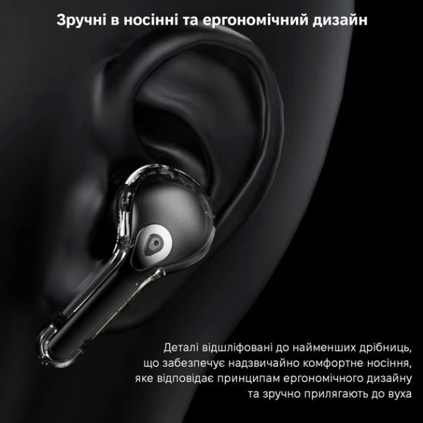 Беспроводные наушники Inspire Air MAX, прозрачный кейс, LCD-дисплей, Bluetooth 5.0, сенсорное управление