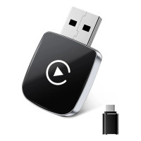 Адаптер CarPlay/Android Auto для авто, USB Type-C, Plug & Play, беспроводное подключение