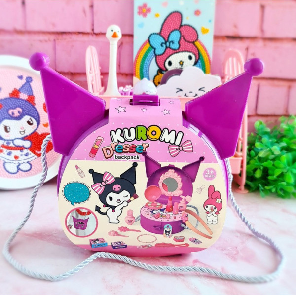 Косметический набор Kuromi для детей 26 предметов в кейсе для девочек