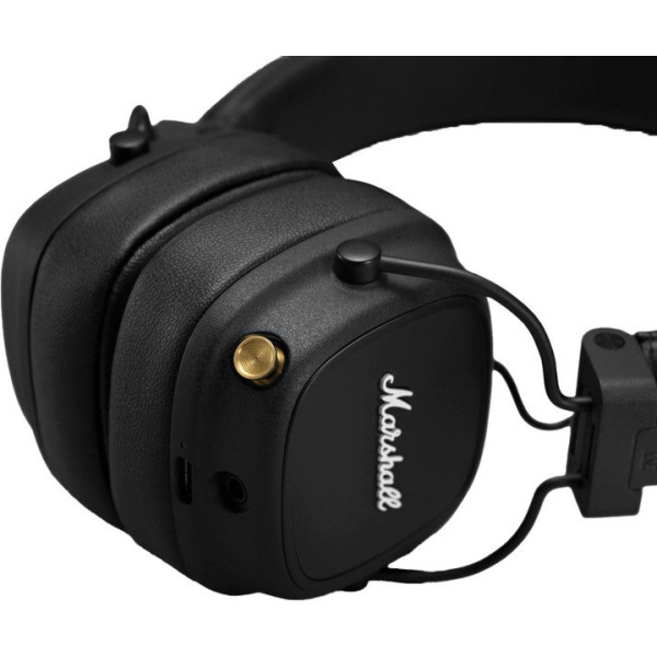 Беспроводные наушники Marshall Major IV для телефона беспроводная зарядка Black