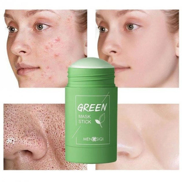 Очищающая маска стик Green mask stick для лица от черных точек и акне Зеленая