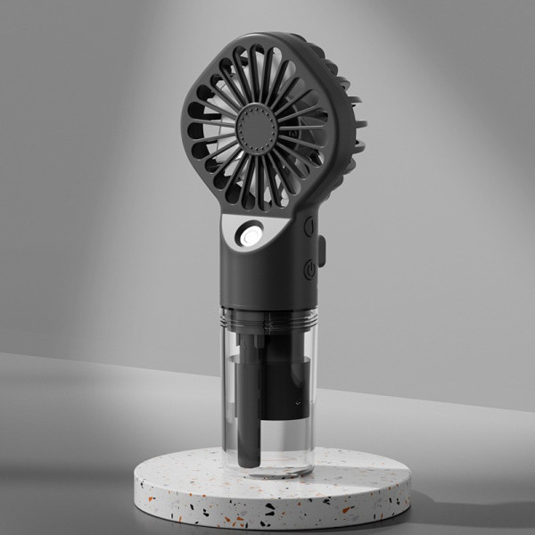 Маленький аккумуляторный вентилятор Handy Mini Fan LY-598 с распылением воды