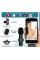 Беспроводной петличный микрофон K9 Wireless Lavalier Microphone с переходниками и адаптером Lightning TypeC