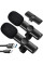Комплект петличных микрофоном K11 Lavalier Microphone Wireless с переходником Lightning Black