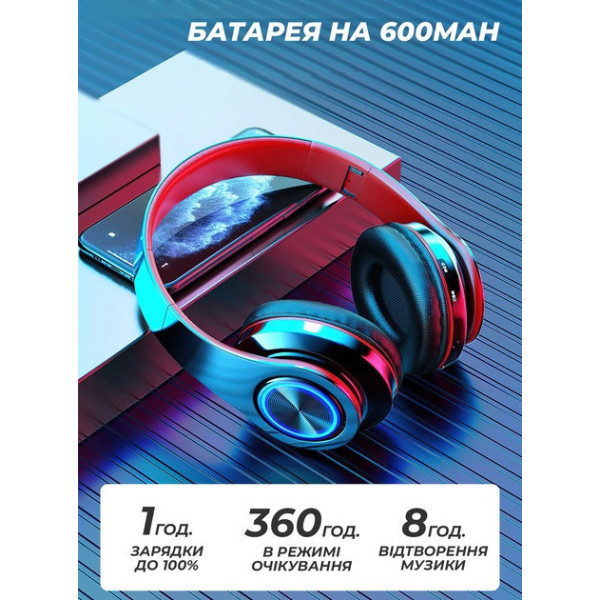 Беспроводные наушники Bluetooth B39 с микрофоном гарнитура Black/White