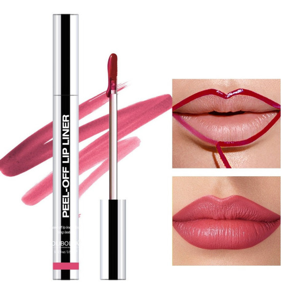 Помада подводка для губ Peel-Off Lip Liner 00/02 оттенок / Матовый пилинг-гель для губ