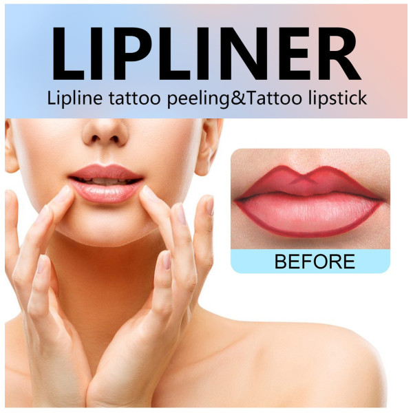 Помада подводка для губ Peel-Off Lip Liner 00/02 оттенок / Матовый пилинг-гель для губ