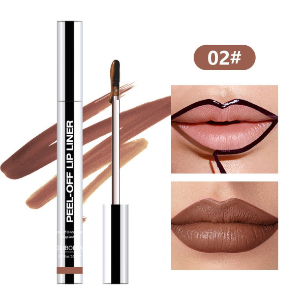 Помада подводка для губ Peel-Off Lip Liner 00/02 оттенок / Матовый пилинг-гель для губ