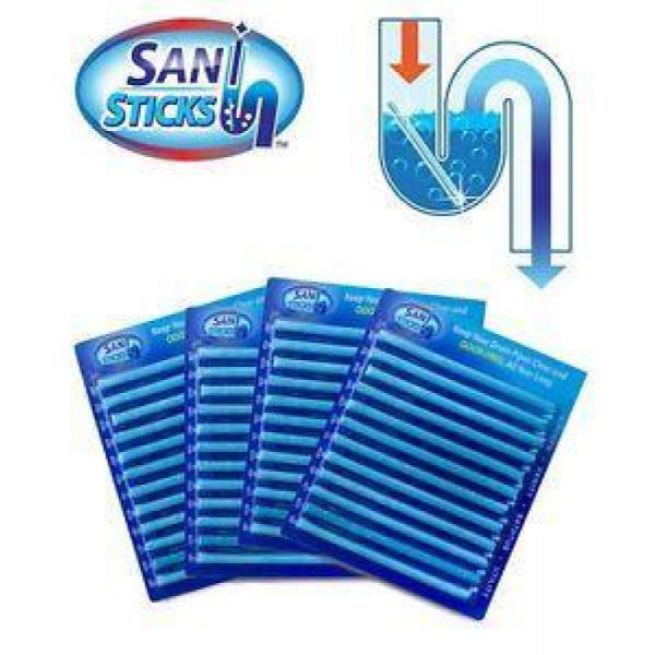 Палочки от засора слива раковины и канализации Sani Sticks
