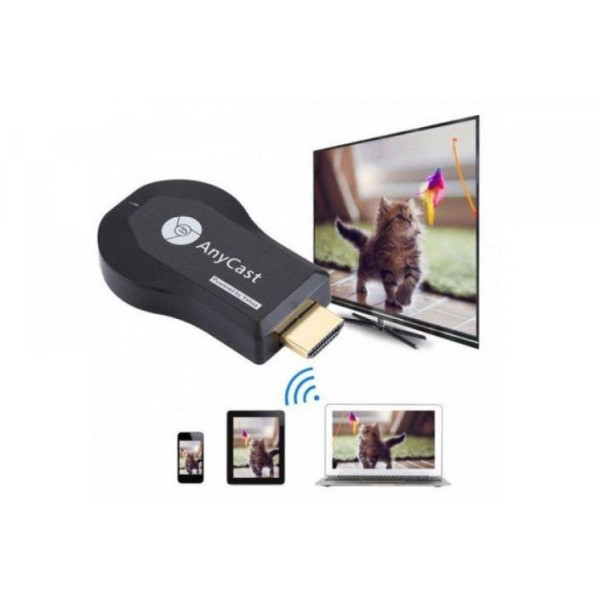 Медиаплеер Miracast AnyCast 4K 1080p со встроенным Wi-Fi модулем M100 5g 2 core