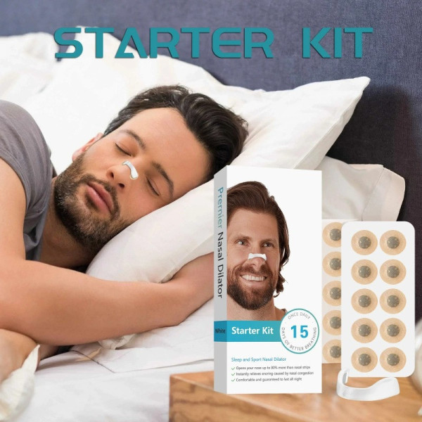 Магнитный силиконовый расширитель для носа Nasal Dilator 15 пар / зажим антихрап для улучшения сна