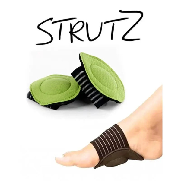 Ортопедические стельки супинатор STUTZ, профилактика плоскостопия. 2шт комплект, черные