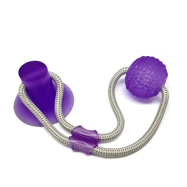 Игрушка для домашних животных с присоской, Dog toy rope PULL