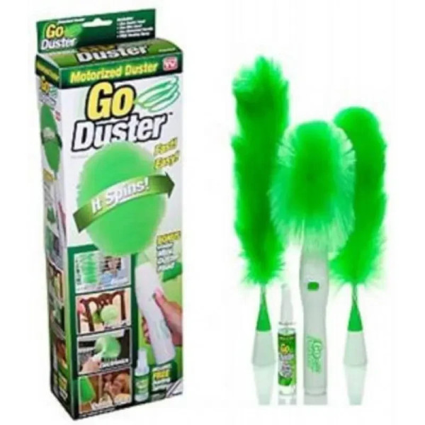 Вращающаяся электронная щетка Go Duster для удаления пыли