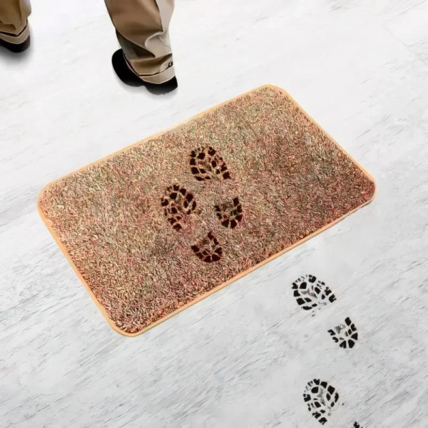 Впитывающий придверный коврик Step Mat, коврик в прихожую, подстилка под дверь