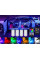 Светодиодная подсветка салона авто USB Bluetooth RGB подсветка ног в авто 4шт c приложением