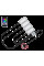 Светодиодная подсветка салона авто USB Bluetooth RGB подсветка ног в авто 4шт c приложением