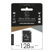 Карта памяти Micro SDXC 128 Гб Class 10 T&G адаптер