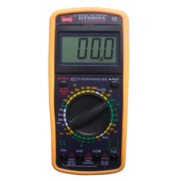 Мультиметр DT 9208A с термо парой