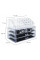 Настольный акриловый органайзер для косметики Cosmetic Storage Box 4 ящика