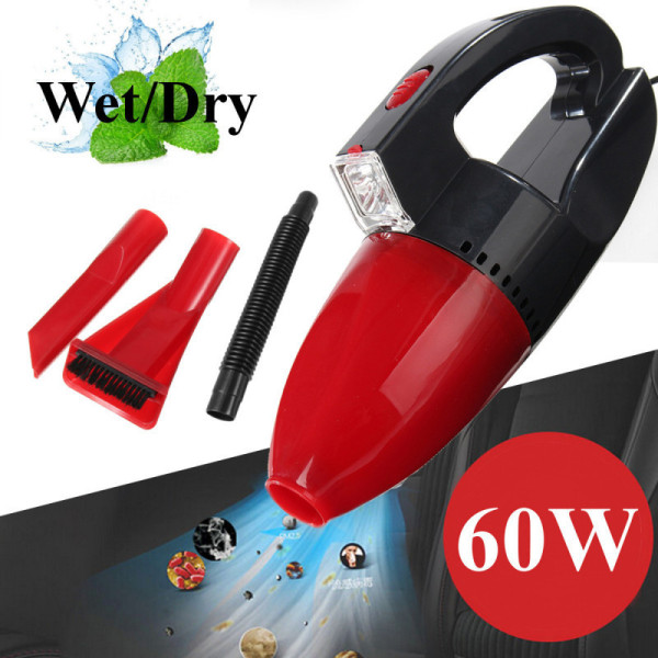 Автомобильный пылесос Vacuum cleaner 60w с фонарем