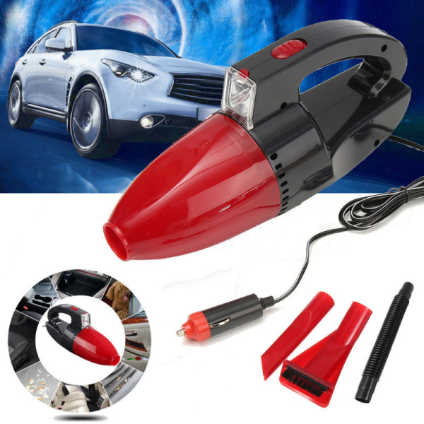 Автомобильный пылесос Vacuum cleaner 60w с фонарем