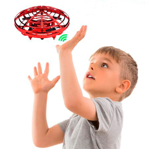 Детский дрон  квадрокоптер UFO Hand pro LED Y1102, нтерактивный индукционный