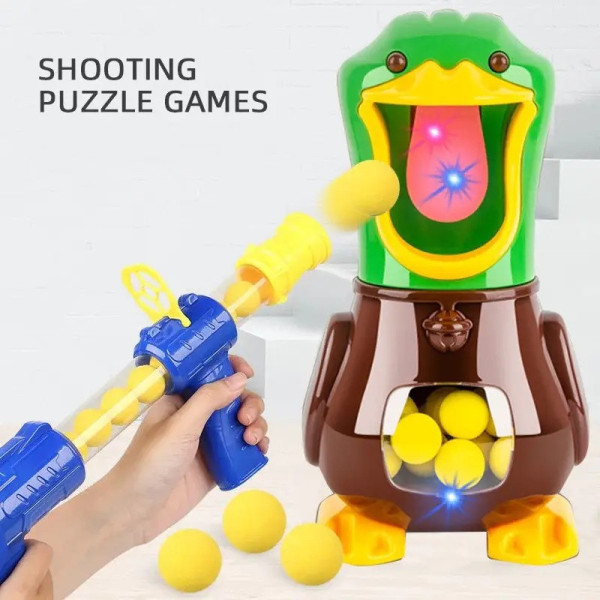 Игровой набор Стрельба по уткам Duck Shooting 200-1A с 12 шариками и интерактивной мишенью
