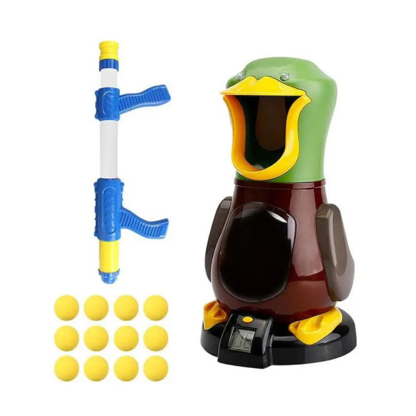 Игровой набор Стрельба по уткам Duck Shooting 200-1A с 12 шариками и интерактивной мишенью