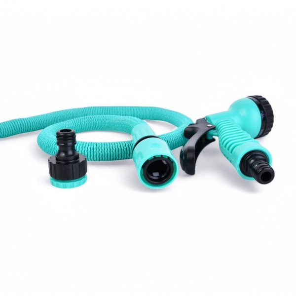 Шланг для полива 22.5 м EXPANDABLE GARDEN HOSE K-75FT с пульверизатором и переходником
