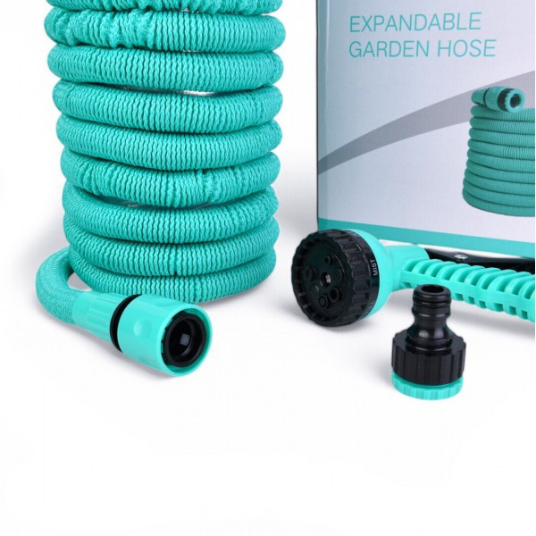 Шланг для полива 22.5 м EXPANDABLE GARDEN HOSE K-75FT с пульверизатором и переходником