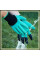 Резиновые перчатки с когтями для сада и огорода Garden Genie Gloves
