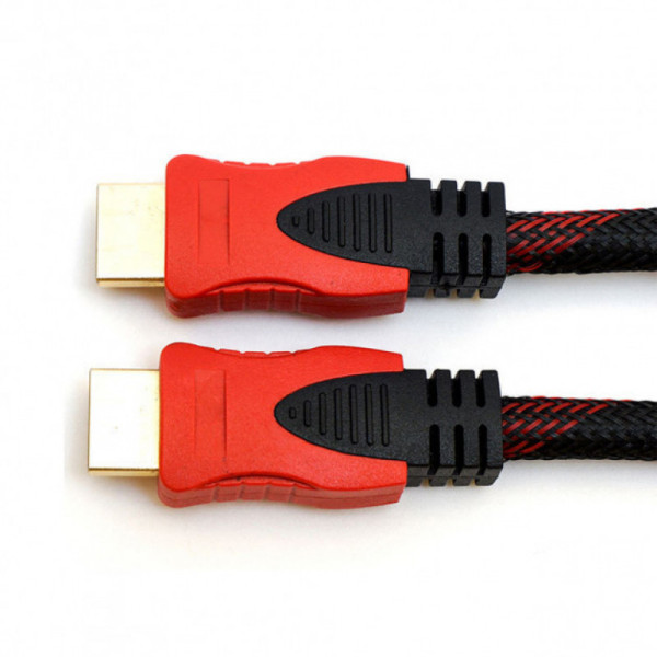 Кабель Pro vision HDMI-HDMI 1.5 метра, версия v.1.4 19P M/M с фильтрами, Черно красный