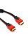 Кабель Pro vision HDMI-HDMI 1.5 метра, версия v.1.4 19P M/M с фильтрами, Черно красный