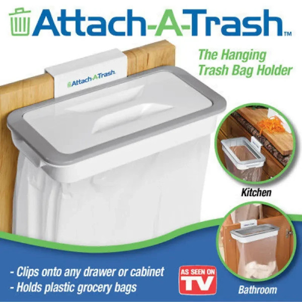 Навесной держатель для мусорных пакетов Attach-A-Trash