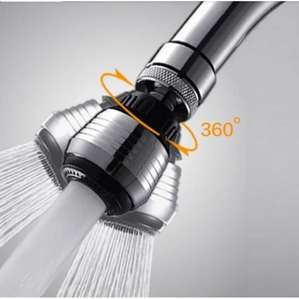 Насадка на кран для экономии воды Water Saver, поворотная