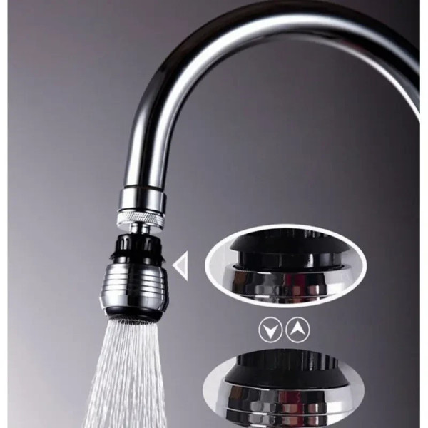 Насадка на кран для экономии воды Water Saver, поворотная