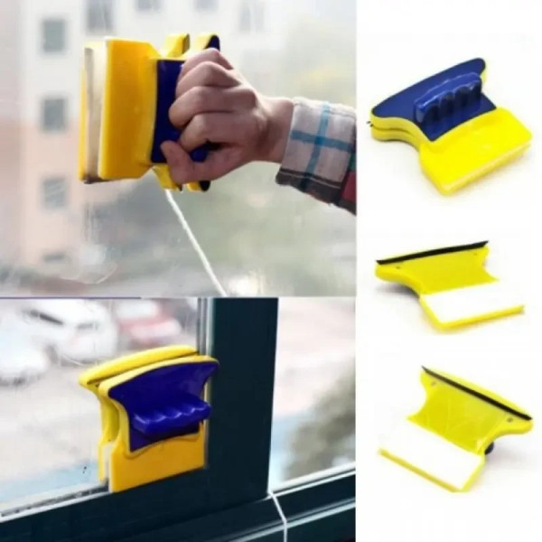 Магнитная щетка для мытья окон Double Faced Glass стекол